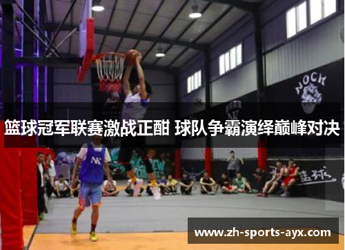 篮球冠军联赛激战正酣 球队争霸演绎巅峰对决